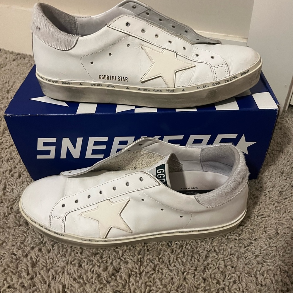 Mens Golden Goose Sneakers Hi Star Size 43